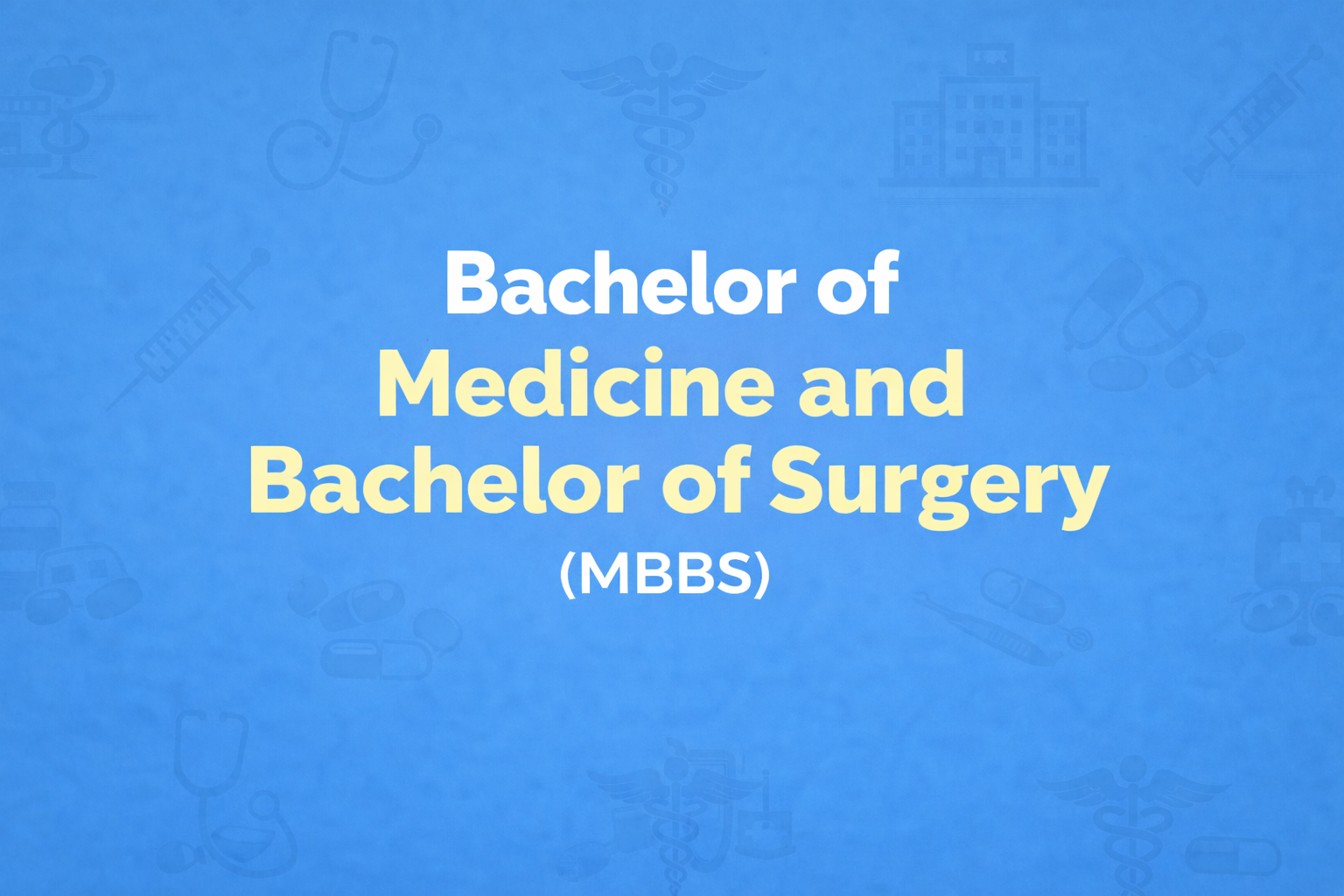 MBBS Medical